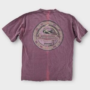 VINTAGE Cyrk Sport T Shirt Mens Large Faded Steamboat Colorado Fitness Gym 90s